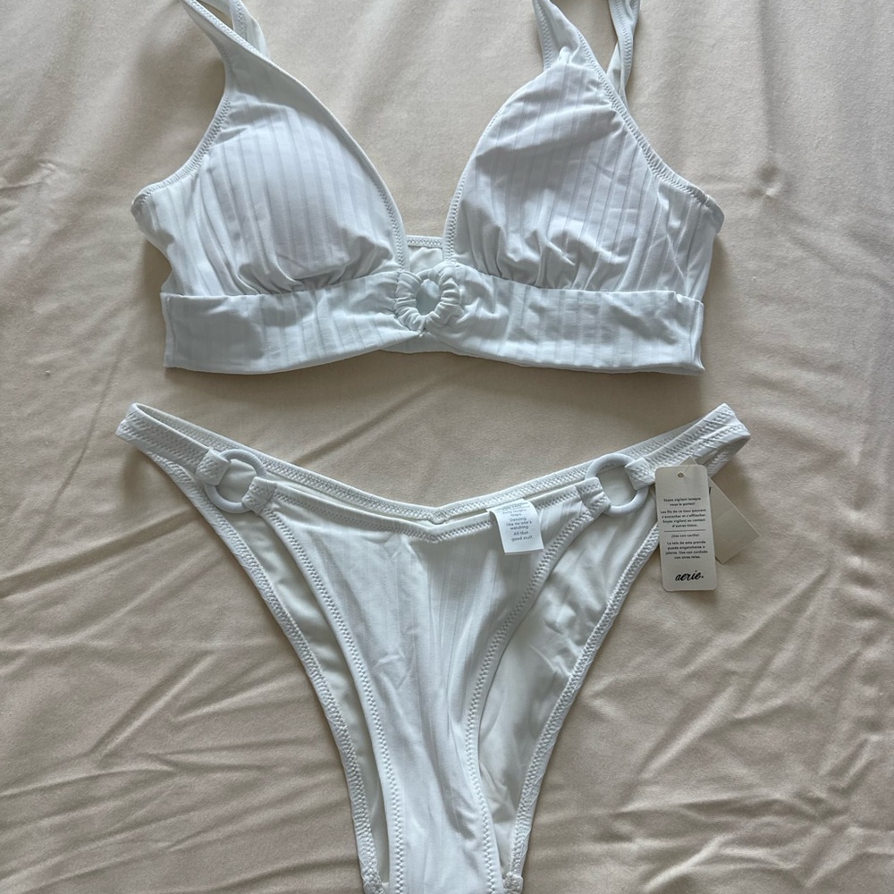 American Eagle Outfitters White Bikini Set